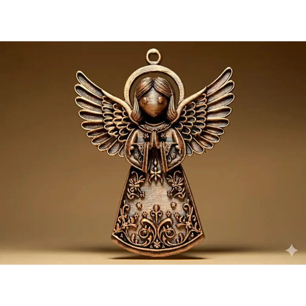 Navidad Decorativa - Angel Dorado 2