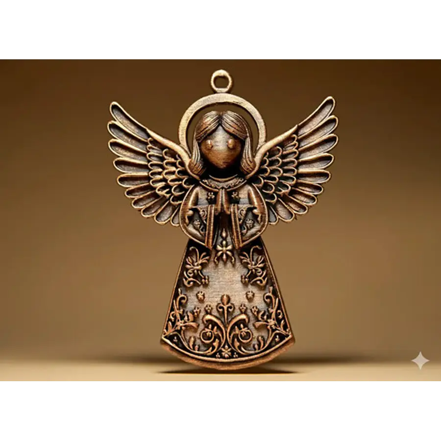 Navidad Decorativa - Angel Dorado