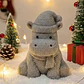 Adornos Navidad - Hipopótamo Estilo Tejido - Miniatura 4