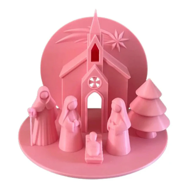 Pesebre Belén - Rosado