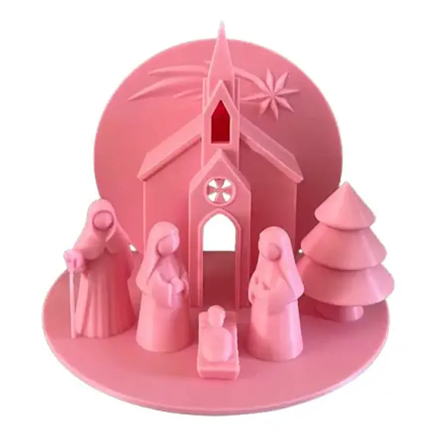 Pesebre Belén - Rosado