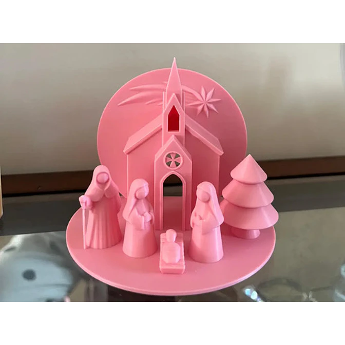 Pesebre Belén - Rosado 3