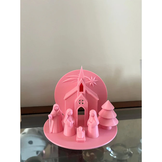 Pesebre Belén - Rosado 4