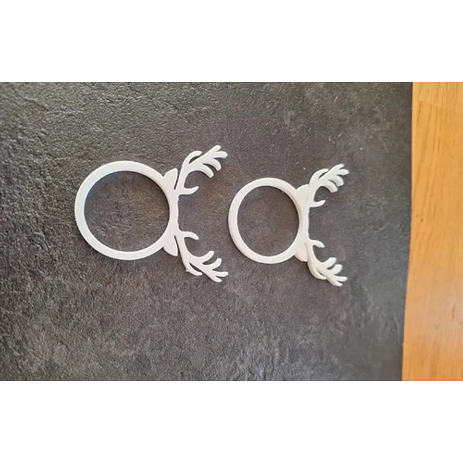 Adorno Navidad - Anillos Paras Servilleta (pack 2 Un) 4