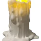 Portavelas Led Derretido - Miniatura 1