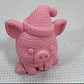 Adorno - Cerdito De Navidad Estilo Tejido - Miniatura 3