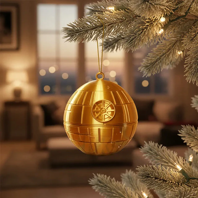 Adorno Estrella De La Muerte  Versión Navidad