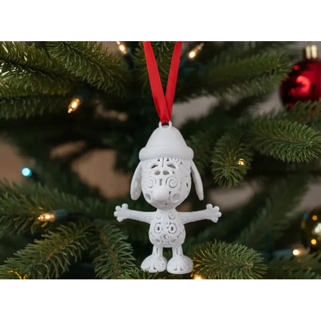 Adorno Ornamental Navideño De Snoopy