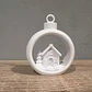 Bola De Navidad Con Casa De Navidad - Miniatura 3