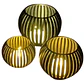 Pack 3 Portavelas Led Elegantes - Miniatura 1