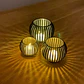 Pack 3 Portavelas Led Elegantes - Miniatura 2