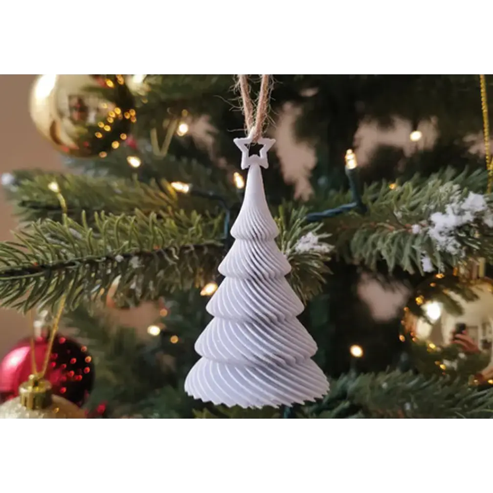 Adorno Espiral Para Árbol De Navidad 1