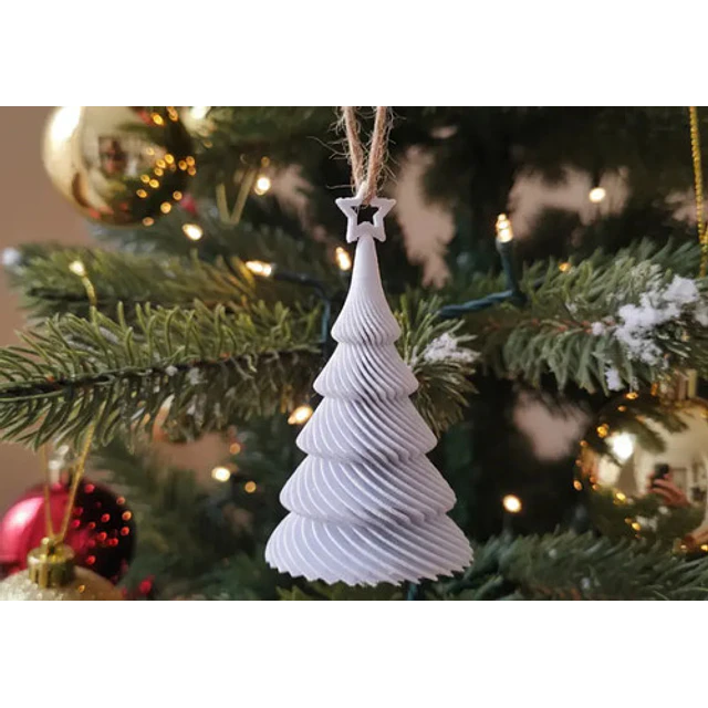 Adorno Espiral Para Árbol De Navidad