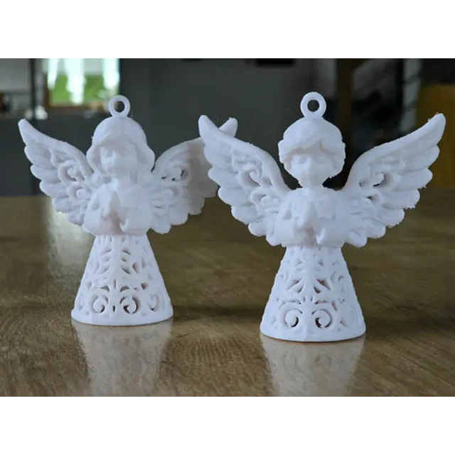 Conjunto De Adornos De Ángeles De Navidad - Pack 2