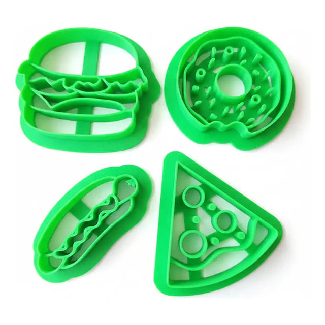 Cortadores De Galletas - Comida Rápida (pack 4 Un)