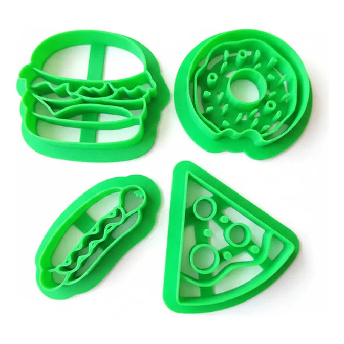 Cortadores De Galletas - Comida Rápida (pack 4 Un) 1