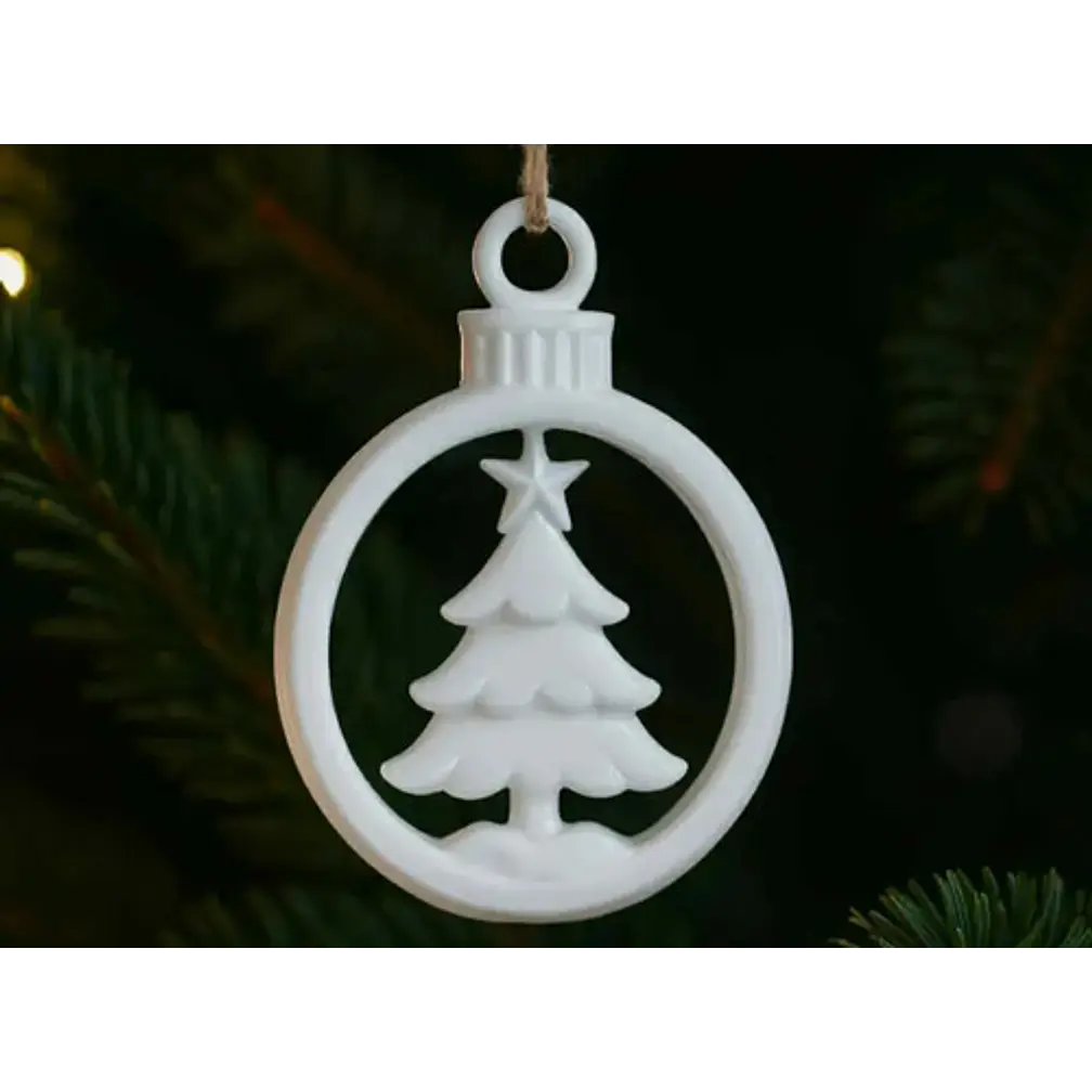 Bola De Navidad Con Árbol De Navidad 1