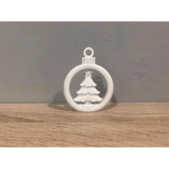 Bola De Navidad Con Árbol De Navidad 3