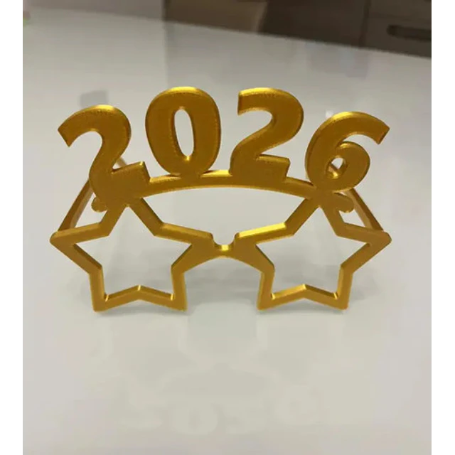 Lentes Estrella Cotillón - Año Nuevo 2026