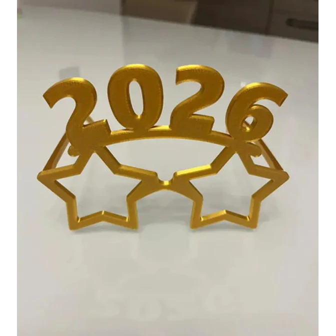 Lentes Estrella Cotillón - Año Nuevo 2026 2