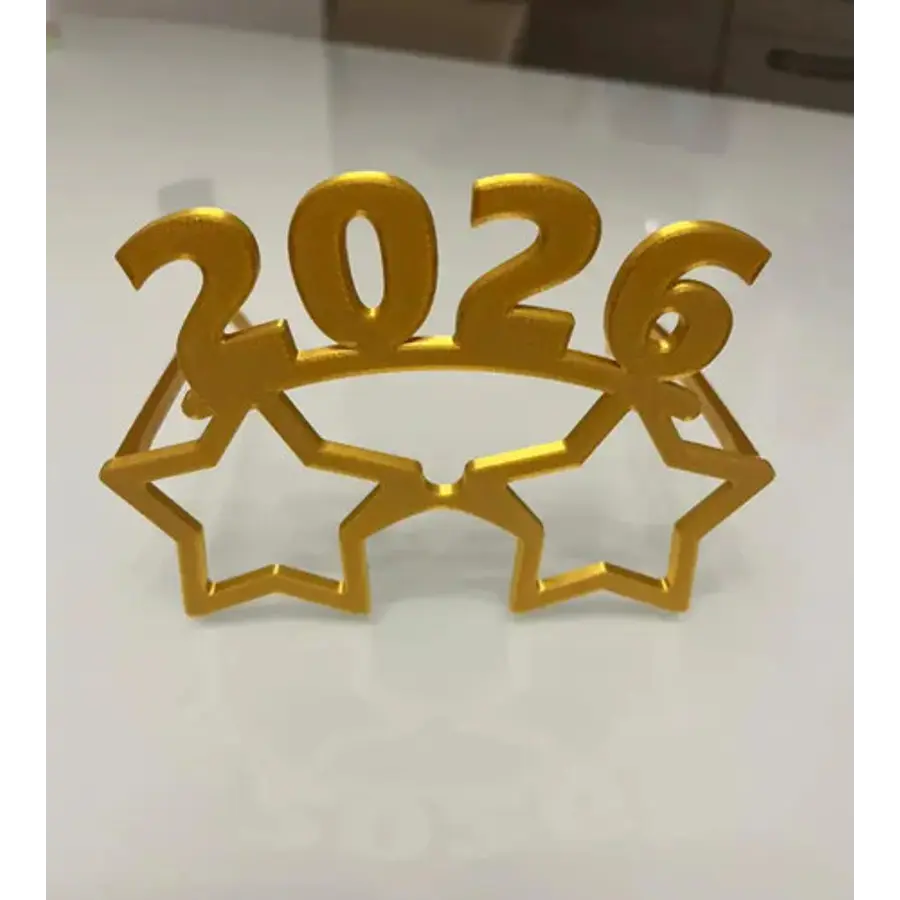 Lentes Estrella Cotillón - Año Nuevo 2026