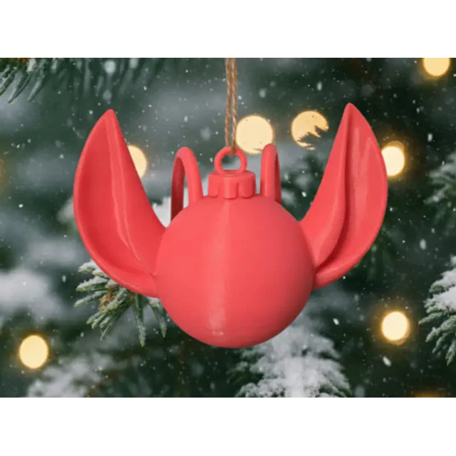 Ángel Adorno De Navidad - Stitch