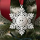 Adorno De Copo De Nieve De Navidad - Miniatura 1