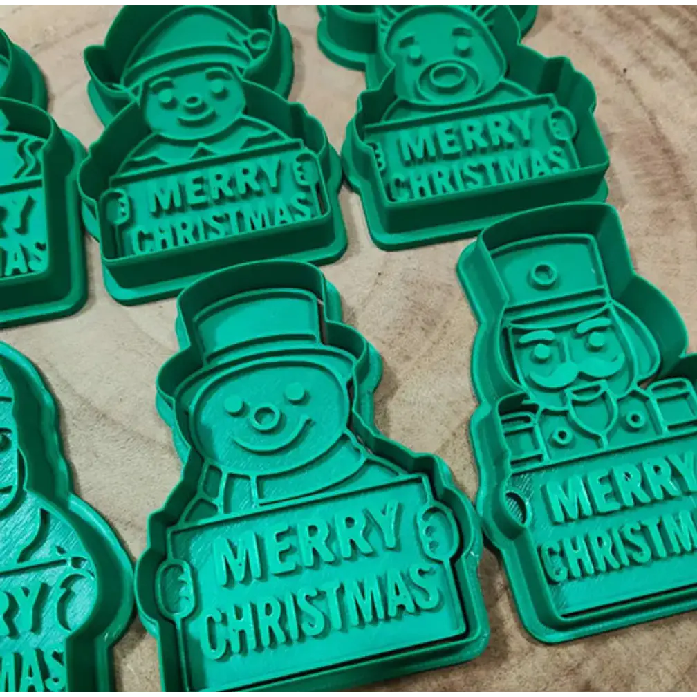 Juego De Cortadores De Galletas Navideños (pack 6 Un) 2