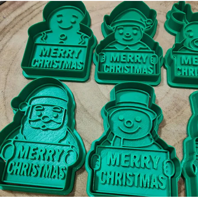 Juego De Cortadores De Galletas Navideños (pack 6 Un) 3