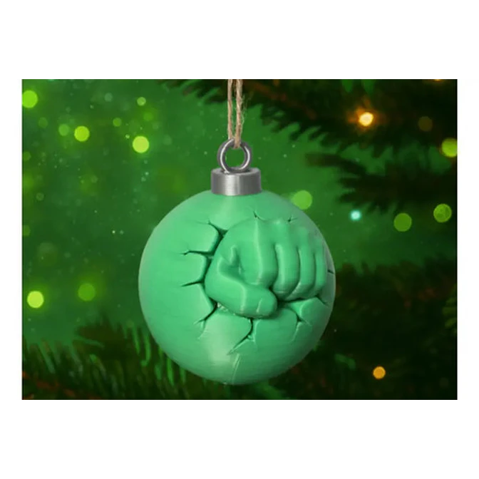 Adorno De Navidad De Hulk 1