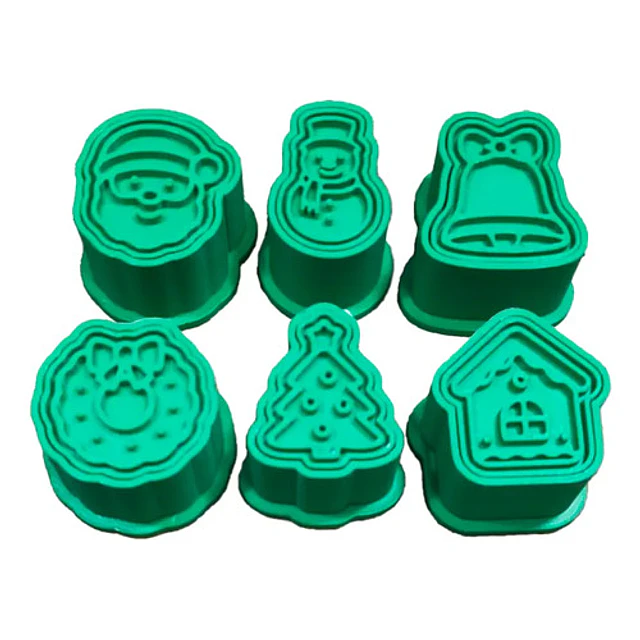 Cortador De Galletas - Tema Navideño (pack 6 Un)