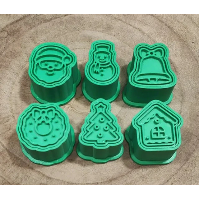 Cortador De Galletas - Tema Navideño (pack 6 Un)