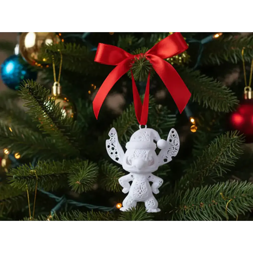 Adorno Navideño Ornamental De Stitch 1