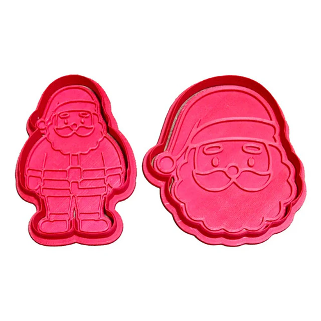 Cortadores De Galletas - Papa Noel (pack 2 Un)