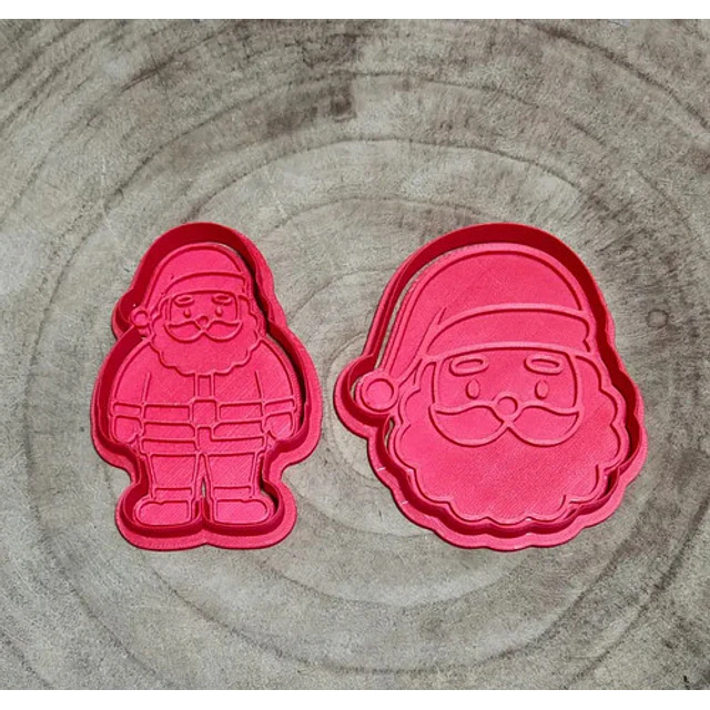 Cortadores De Galletas - Papa Noel (pack 2 Un)