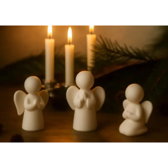Adorno Navidad - Ángeles Navideños (pack 3 Un) 2