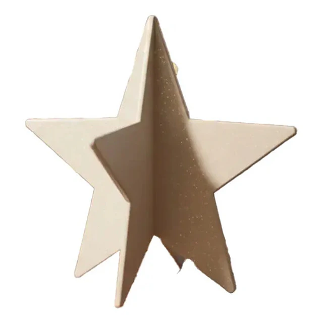 Adorno Navidad - Estrella De Pie Minimalista