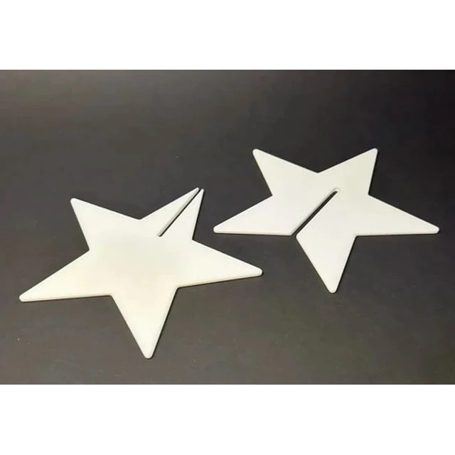 Adorno Navidad - Estrella De Pie Minimalista