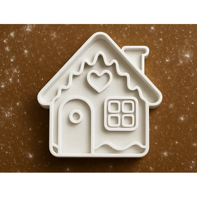 Cortador De Galletas Casa De Navidad