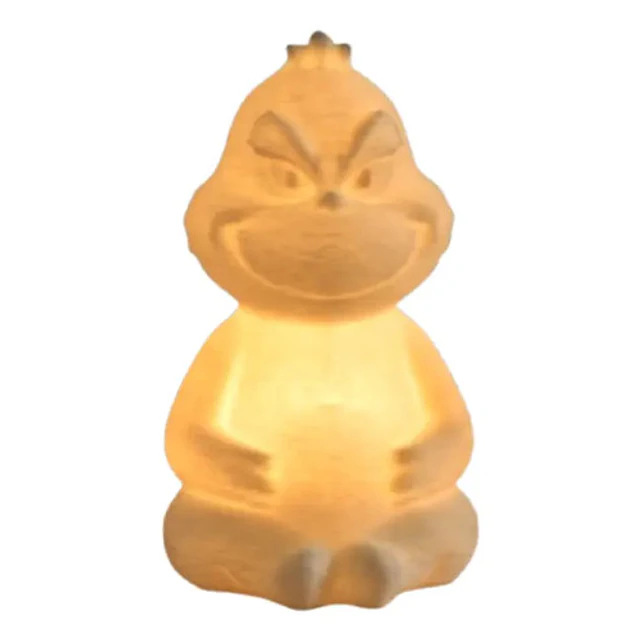 Portavelas Led Con Forma De Grinch