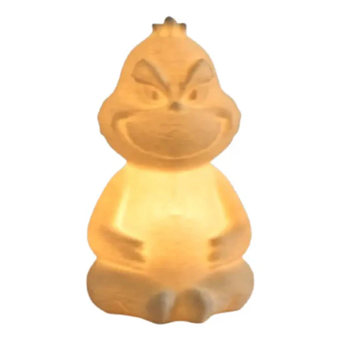 Portavelas Led Con Forma De Grinch 1