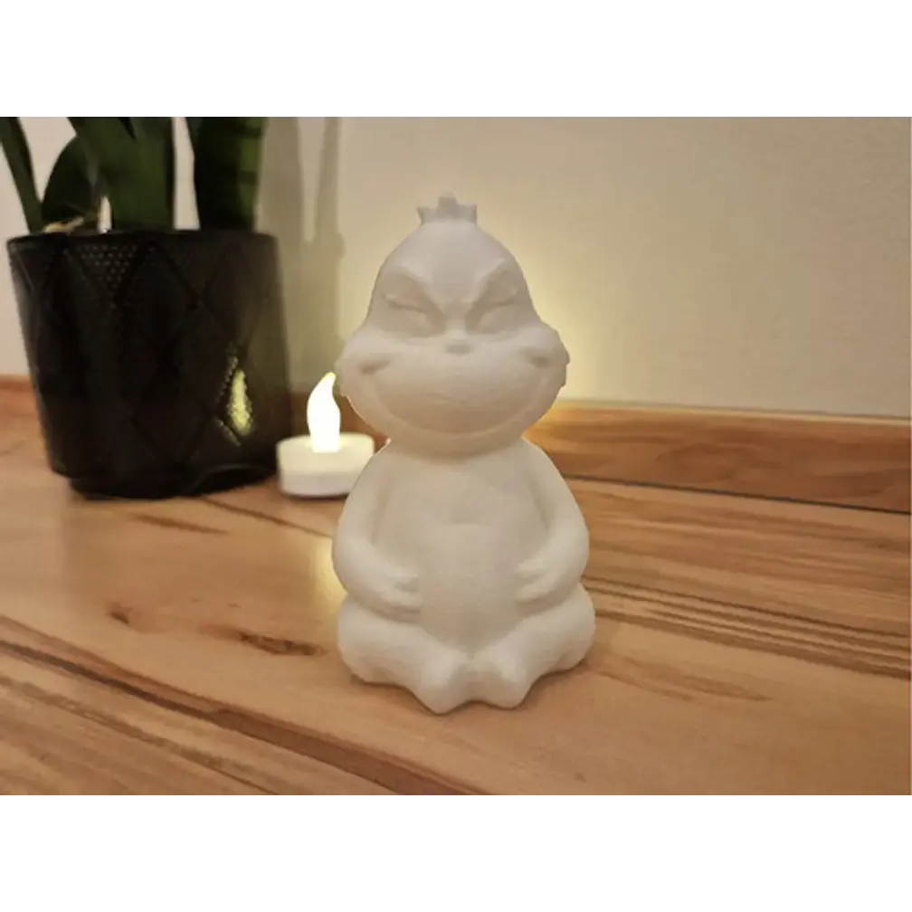 Portavelas Led Con Forma De Grinch 3