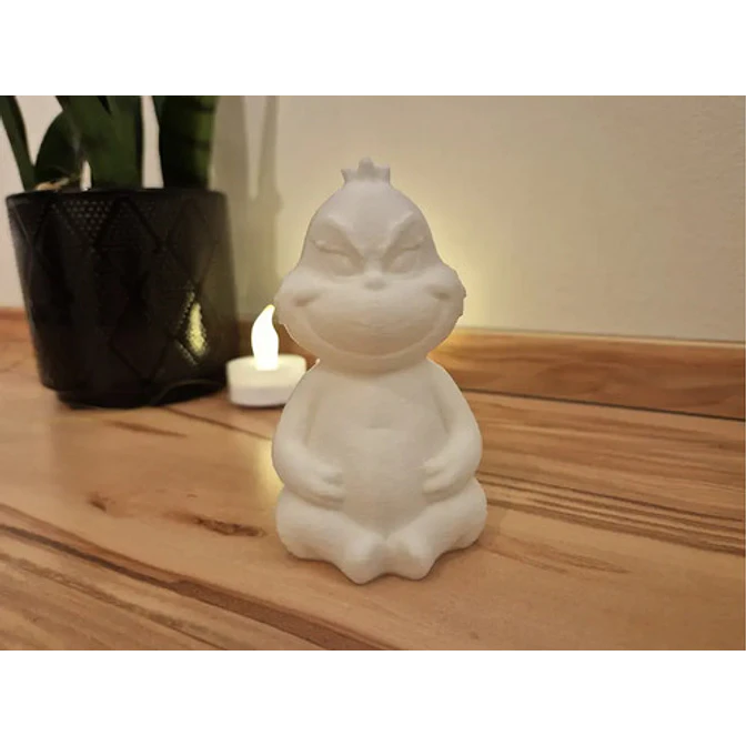 Portavelas Led Con Forma De Grinch 3