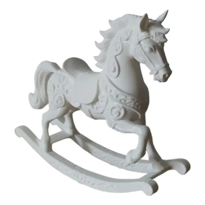 Adorno Navideño- Caballo Mecedor De Navidad 1