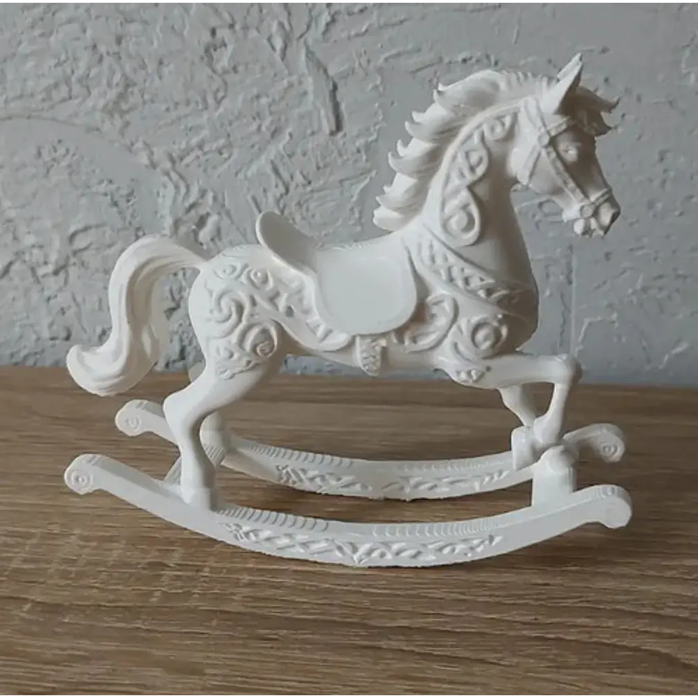 Adorno Navideño- Caballo Mecedor De Navidad 4