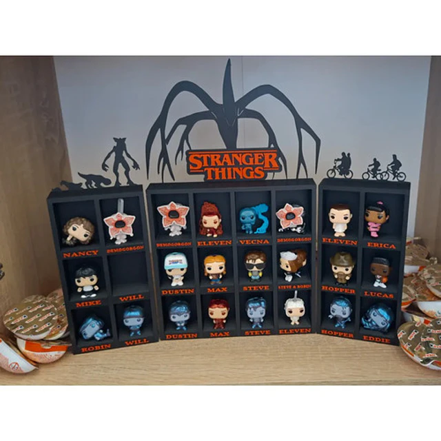 Soporte Stranger Things - Kinder Toy Complete