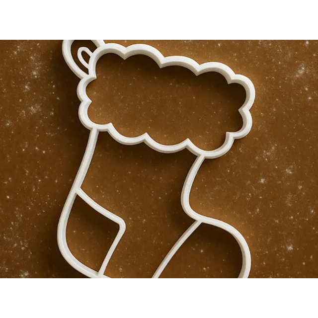 Cortador De Galletas De Calcetín Navideño