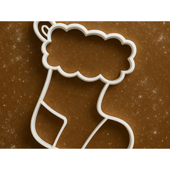 Cortador De Galletas De Calcetín Navideño 1