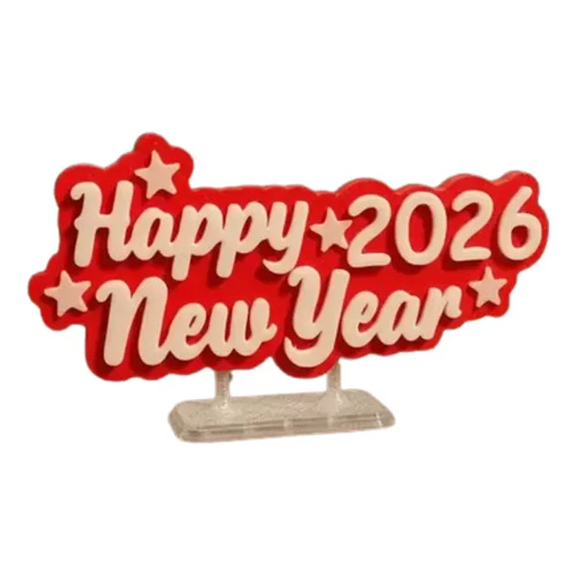 Placa De Feliz Año 2026