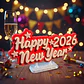 Placa De Feliz Año 2026 - Miniatura 2